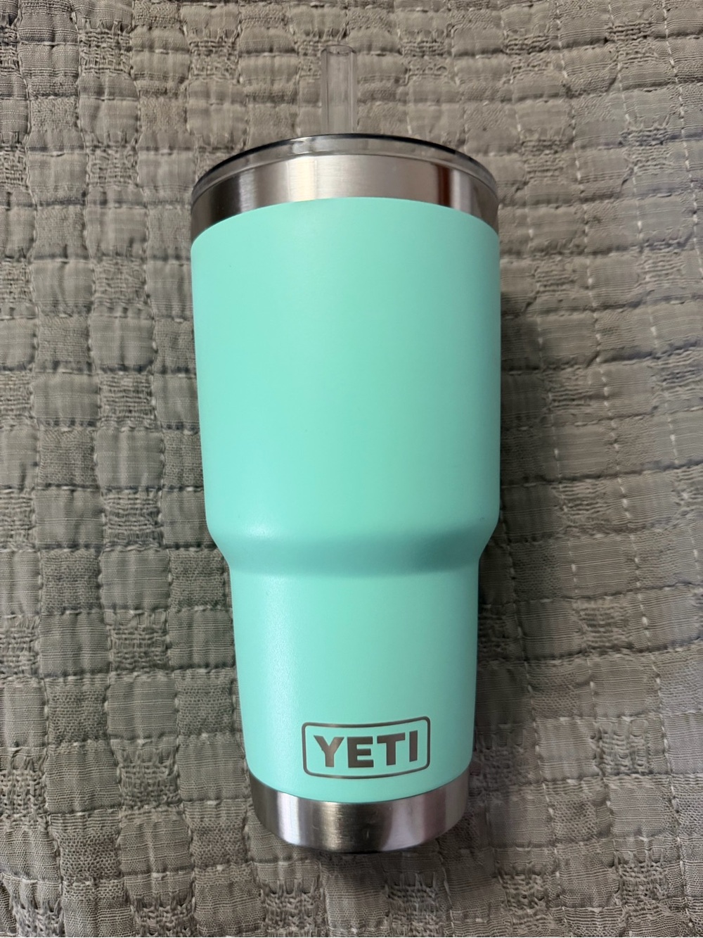Yeti Rambler Tumbler, Stainless Steel - 30oz Seafoam Green
